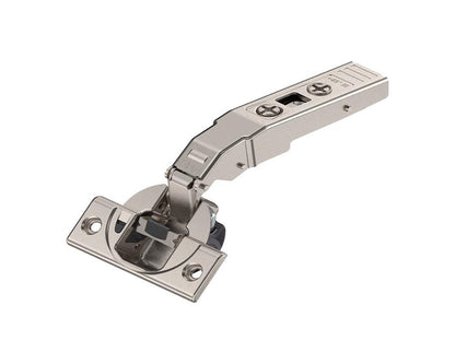 Blum 79B9458 CLIP Top BLUMOTION soft-close angled hinge 45° full overlay with boss screw-on for cabinet doors