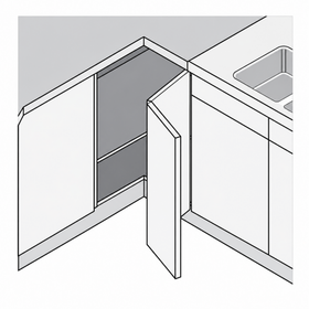 Blum CLIP top Bi-Fold Hinge 60 Degree Boss Knock-In by W&B