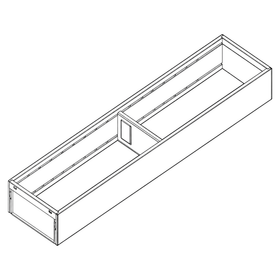 Blum AMBIA-LINE Steel Frame Series 1 Orion Grey Size: 500mm by W&B