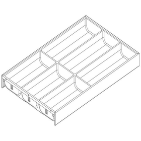 Blum AMBIA-LINE Soft Touch Orion Grey Size: 500mm by W&B