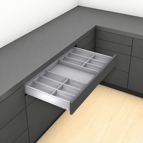 Blum AMBIA-LINE Soft Touch Orion Grey Size: 550mm AMS550OG by W&B