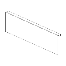 Blum AMBIA-LINE Back Adapter 1 C Height 177mm Silk White Size: 218mm ZC7A0POC by W&B