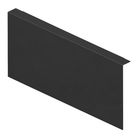 Blum AMBIA-LINE Back Adapter 1 C Height 177mm Carbon Black Size: 242mm AMBA2CC by W&B
