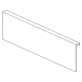 Blum AMBIA-LINE Back Adapter 1 C Height 177mm Carbon Black Size: 242mm AMBA2CC by W&B