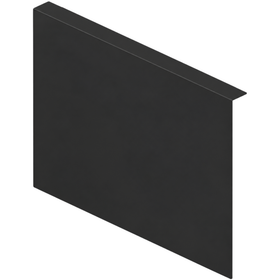 Blum AMBIA-LINE Back Adapter F Height 241mm Carbon Black AMBAFC by W&B