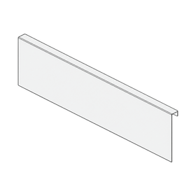 Blum AMBIA-LINE Back Adapter K Height 128.5mm Silk White AMBAKS by W&B