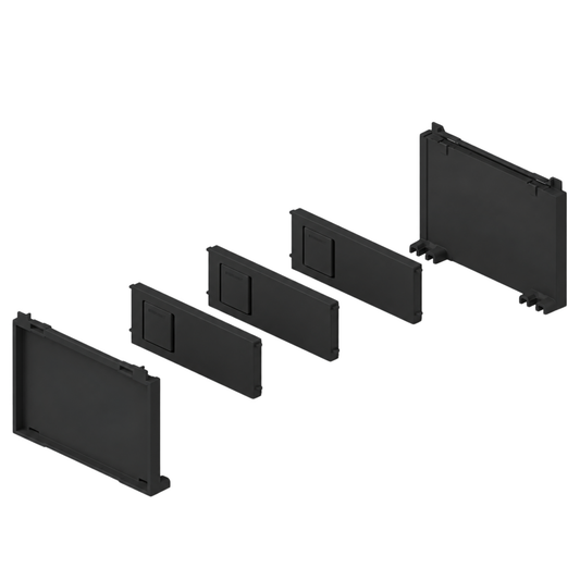 Blum AMBIA-LINE 100mm Carbon Black bottle set ZC7B0100S for kitchen drawer organisation