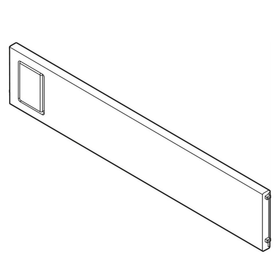 Blum AMBIA-LINE Cross Divider for LEGRABOX and MERIVOBOX Carbon Black ZC7Q0U0SS Height: 50mm Width: 242mm by W&B