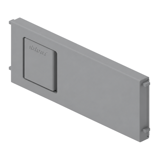 Blum AMBIA-LINE Indium Grey 50mm x 100mm cross divider for LEGRABOX and MERIVOBOX drawers