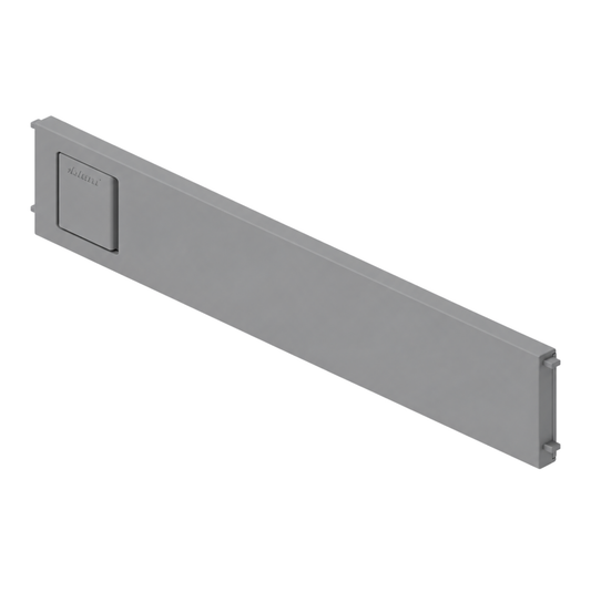 Blum AMBIA-LINE Indium Grey 50mm x 200mm cross divider for LEGRABOX and MERIVOBOX drawers