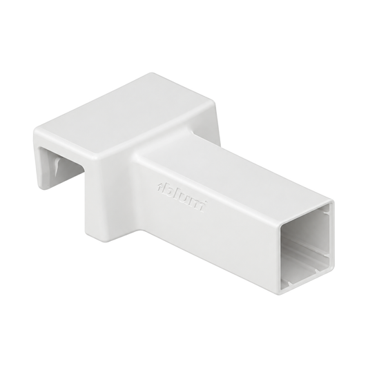 Blum AMBIA-LINE Silk White cross gallery connector for LEGRABOX drawers