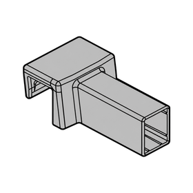 Blum AMBIA-LINE LEGRABOX Cross Gallery Connector Silk White AMCDCFS by W&B