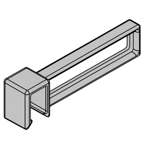 Blum AMBIA-LINE Lateral Divider for MERIVOBOX Silk White ZC4U10F0 by W&B