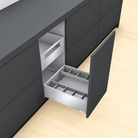 Blum AMBIA-LINE Bottle Set 1 100 mm Orion Grey AMBS100OG by W&B