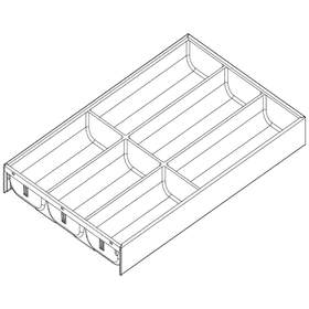 Blum AMBIA-LINE Soft Touch Orion Grey Size: 500mm by W&B