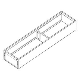 Blum AMBIA-LINE Steel Frame Series 1 Silk White Size: 500mm ZC7S500RS1 by W&B