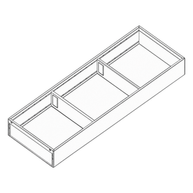 Blum AMBIA-LINE Steel Frame Series 2 Indium Grey Size: 600mm AMF2600IG by W&B