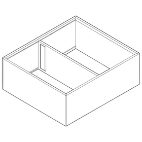Blum AMBIA-LINE Steel Frame Series 5 Indium Grey Size: 270mm AMF5270IG by W&B