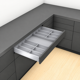 Blum AMBIA-LINE Soft Touch Orion Grey Size: 500mm by W&B