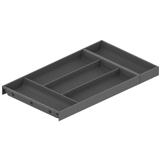Blum AMBIA-LINE Soft Touch 550mm Orion Grey cutlery insert for LEGRABOX and MERIVOBOX drawers