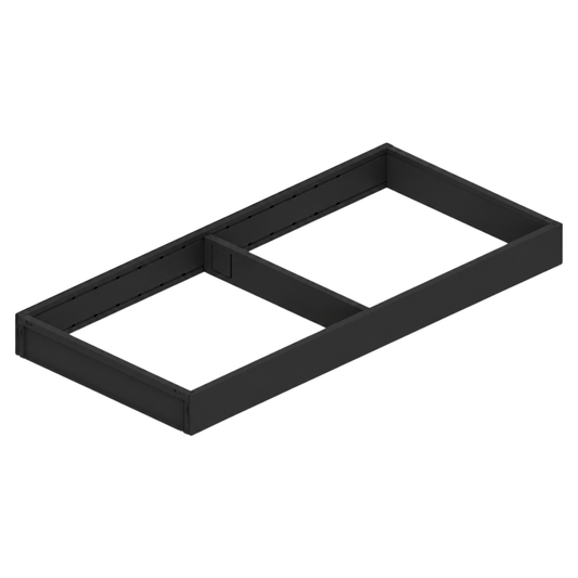 Blum AMBIA-LINE 450mm carbon black steel drawer organiser frame for LEGRABOX and MERIVOBOX