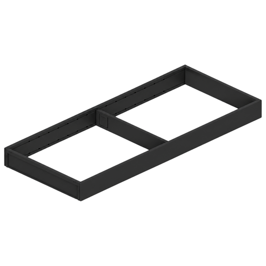 Blum AMBIA-LINE carbon black steel drawer frame 500mm for LEGRABOX and MERIVOBOX