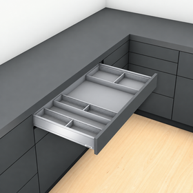 Blum AMBIA-LINE Steel Frame Series 1 Silk White Size: 500mm ZC7S500RS1 by W&B