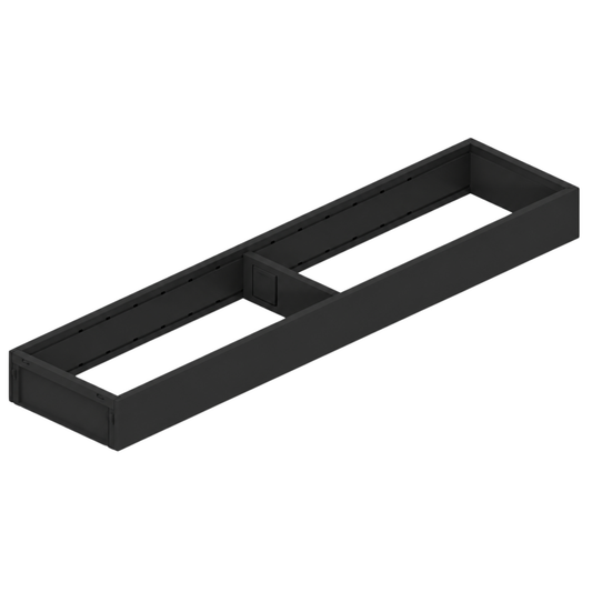 Blum AMBIA-LINE 450mm carbon black steel drawer frame for LEGRABOX and MERIVOBOX
