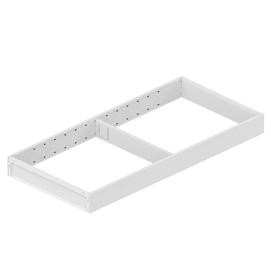 Blum AMBIA-LINE 550mm steel drawer frame in Silk White for LEGRABOX and MERIVOBOX