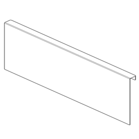 Blum AMBIA-LINE Back Adapter 1 C Height 177mm Carbon Black Size: 218mm ZC7A0POC by W&B
