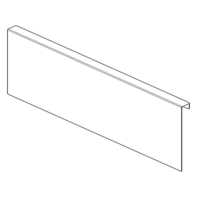 Blum AMBIA-LINE Back Adapter 1 C Height 177mm Silk White Size: 242mm ZC7A0POC by W&B