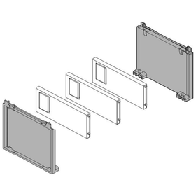 Blum AMBIA-LINE bottle set 1 100 mm Silk White ZC7B0100S by W&B