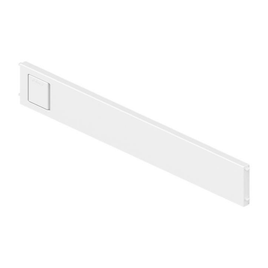 Blum AMBIA‑LINE Silk White cross divider 50 mm height × 242 mm width for LEGRABOX and MERIVOBOX drawer organisation – ZC7Q0U0SS
