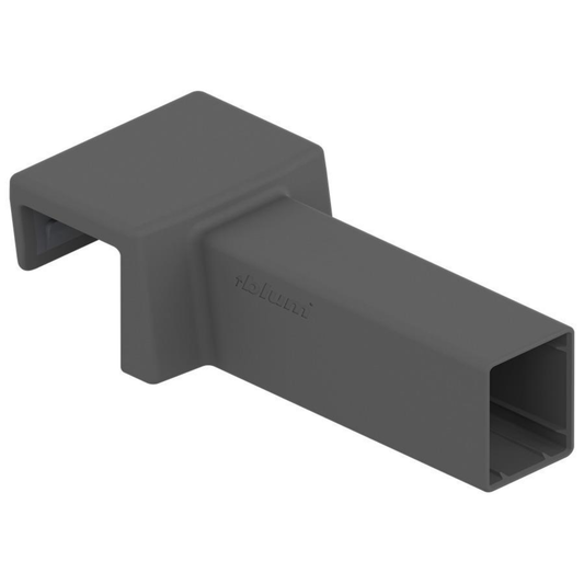 Blum AMBIA‑LINE cross gallery connector for MERIVOBOX drawers in Orion Grey – ZC4U10E0
