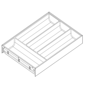 Blum AMBIA-LINE Soft Touch Carbon Black Size: 450mm ZC7S450BS3 by W&B