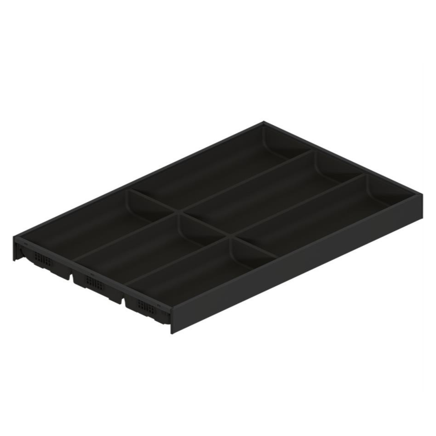 Blum AMBIA-LINE Soft Touch Carbon Black Size: 500mm ZC7S500BS3 by W&B