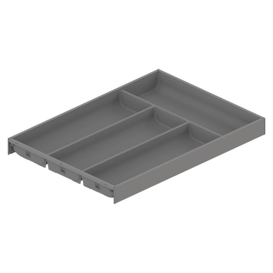 Blum AMBIA‑LINE 450 mm Indium Grey soft touch cutlery and utensil drawer insert – ZC7S450BS3