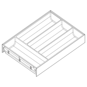 Blum AMBIA-LINE Soft Touch Indium Grey Size: 450mm by W&B
