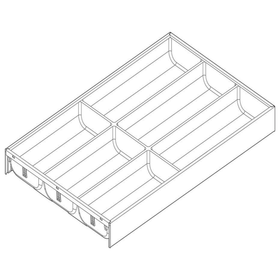 Blum AMBIA-LINE Soft Touch Indium Grey Size: 500mm by W&B