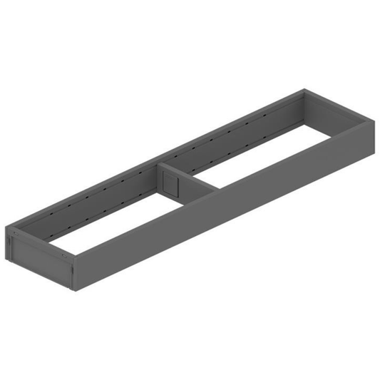 Blum AMBIA‑LINE 450 mm steel frame drawer organiser in Orion Grey for LEGRABOX and MERIVOBOX – ZC7S450RS1