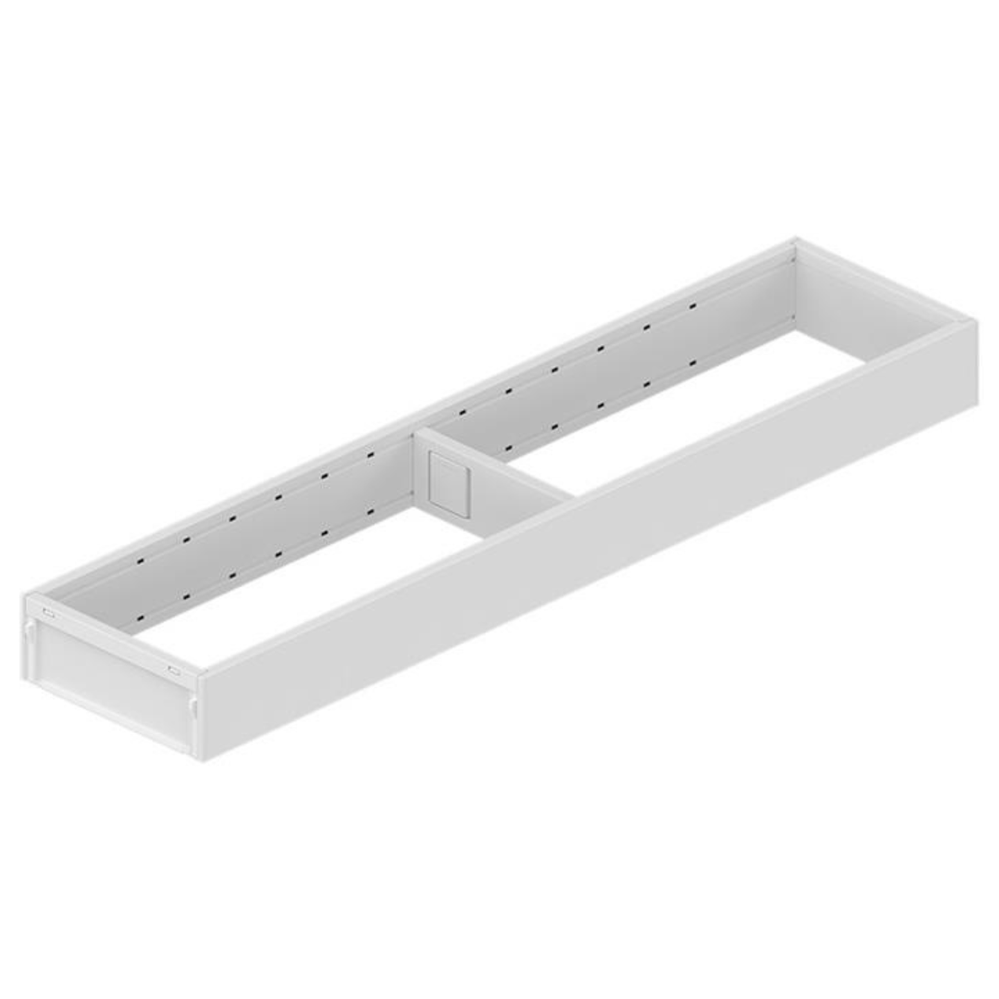 Blum AMBIA‑LINE 450 mm silk white steel frame narrow drawer organiser for LEGRABOX and MERIVOBOX systems