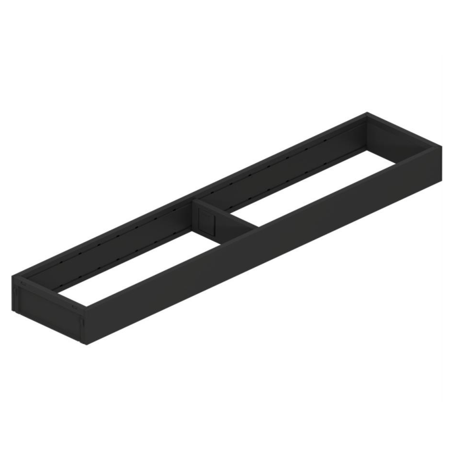 Blum AMBIA‑LINE 500 mm carbon black steel frame narrow drawer organiser for LEGRABOX and MERIVOBOX systems