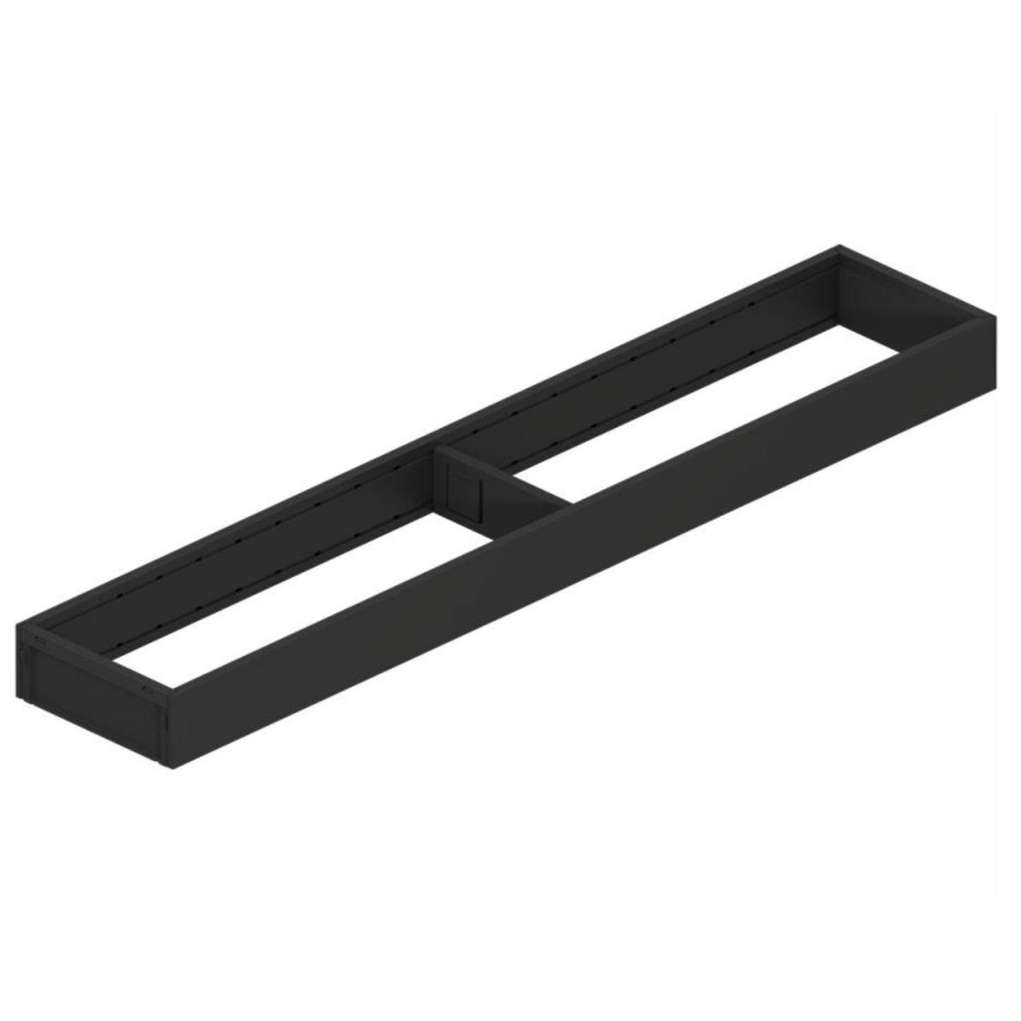 Blum AMBIA‑LINE 550 mm carbon black steel frame narrow drawer organiser for LEGRABOX and MERIVOBOX systems