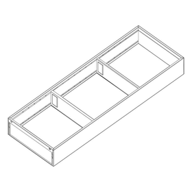 Blum AMBIA-LINE Steel Frame Series 2 Indium Grey Size: 600mm by W&B