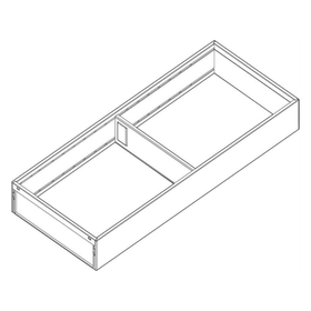 Blum AMBIA-LINE Steel Frame Series 2 Carbon Black Size: 450mm ZC7S450RS2 by W&B
