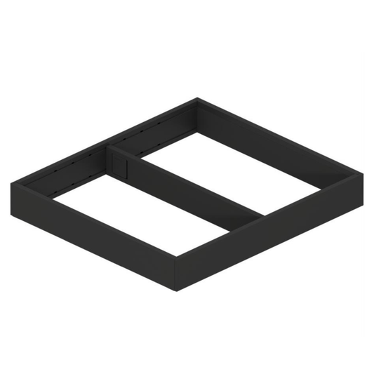 Blum AMBIA‑LINE Series 3 270 mm carbon black steel drawer frame for LEGRABOX and MERIVOBOX internal organisation