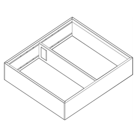 Blum AMBIA-LINE Steel Frame Series 3 Carbon Black Size: 270mm ZC7S300RSU by W&B