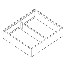 Blum AMBIA-LINE Steel Frame Series 3 Indium Grey Size: 270mm by W&B