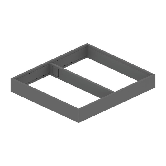 Blum AMBIA‑LINE 270 mm steel frame drawer organiser in Orion Grey for LEGRABOX and MERIVOBOX – ZC7S300RSU