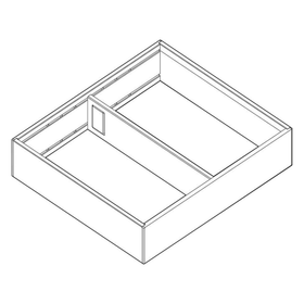 Blum AMBIA-LINE Steel Frame Series 3 Orion Grey Size: 270mm by W&B